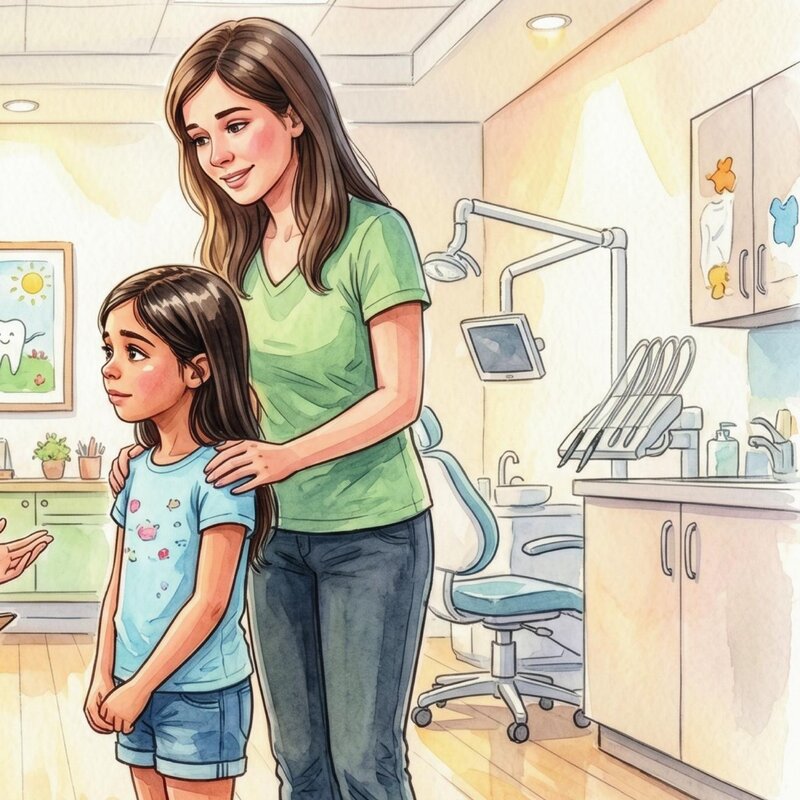Book page: the friendly dental office